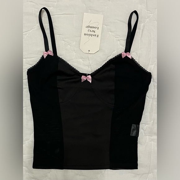 No brand Tops - NWT Mesh Bustier Corset Top - S